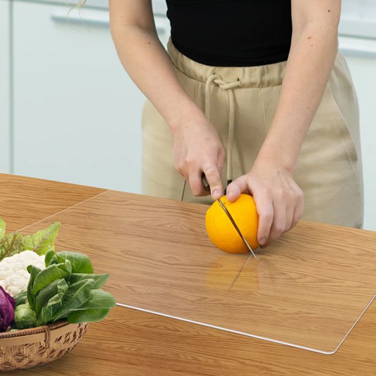 Planche a decouper ClearCut coupe orange
