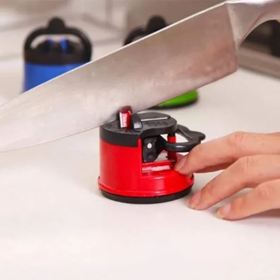 Aiguiseur Couteau StickSharp rouge couteau inox
