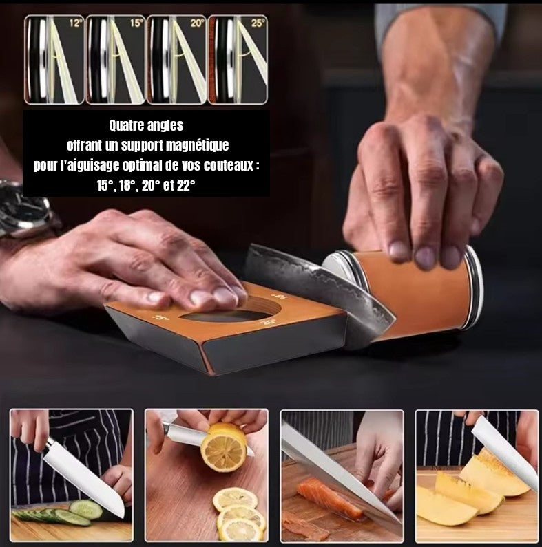 Aiguiseur couteau DiamondRoll 4™, demo