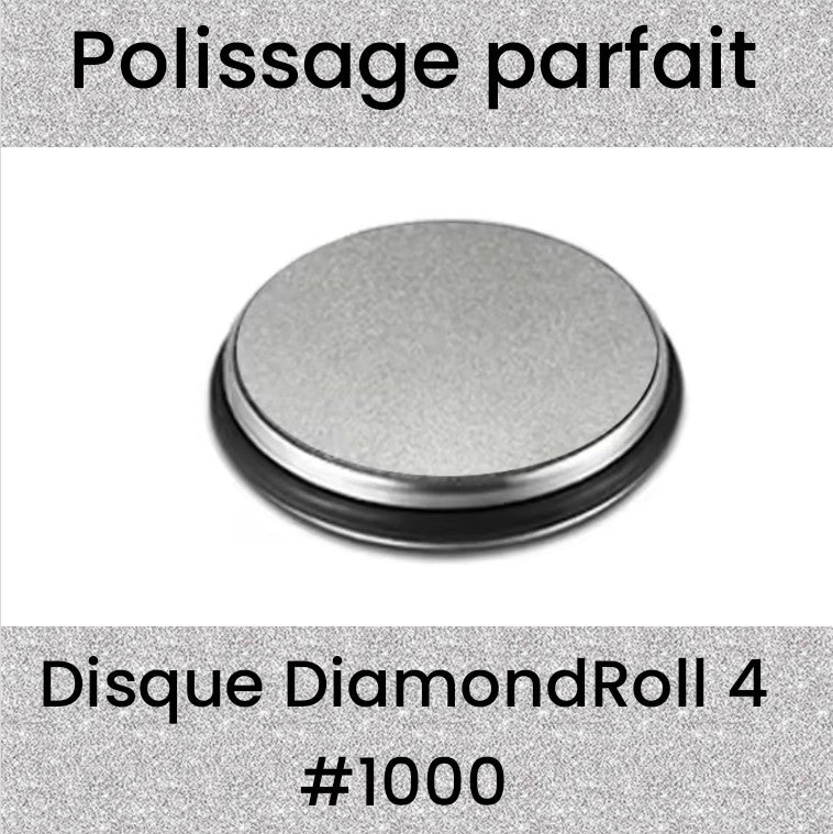 Aiguiseur couteau DiamondRoll 4™ disque polissage 1000
