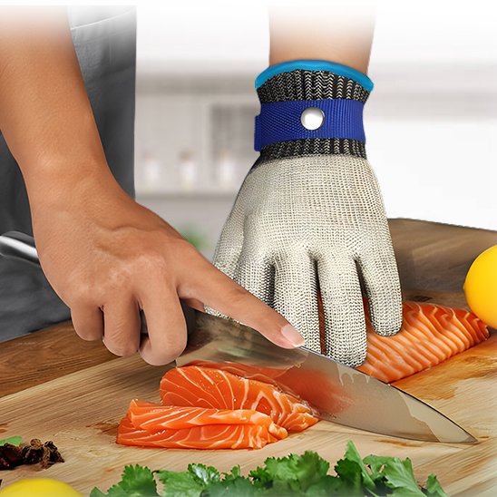 Gant anti coupure ProShield chef cuisinier saumon
